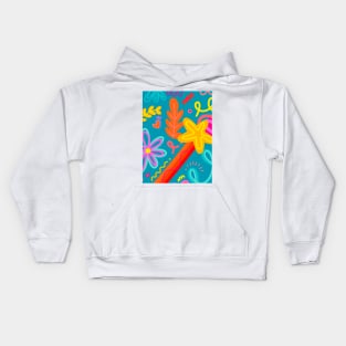 NEON SKIES Kids Hoodie